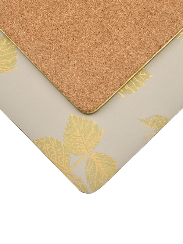 Pimpernel Placemats_Etched Leaves Light Grey